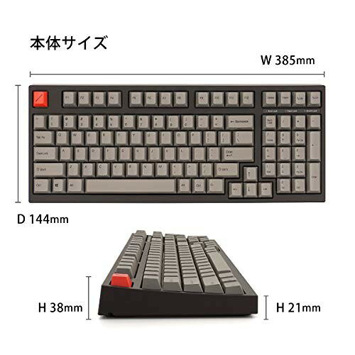 アーキス メカニカル キーボード Maestro2S AS-KBM98/CGBWP