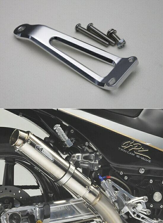 正規品／K-FACTORY ZRX1200ダエグ マフラーステー・バンド チタン