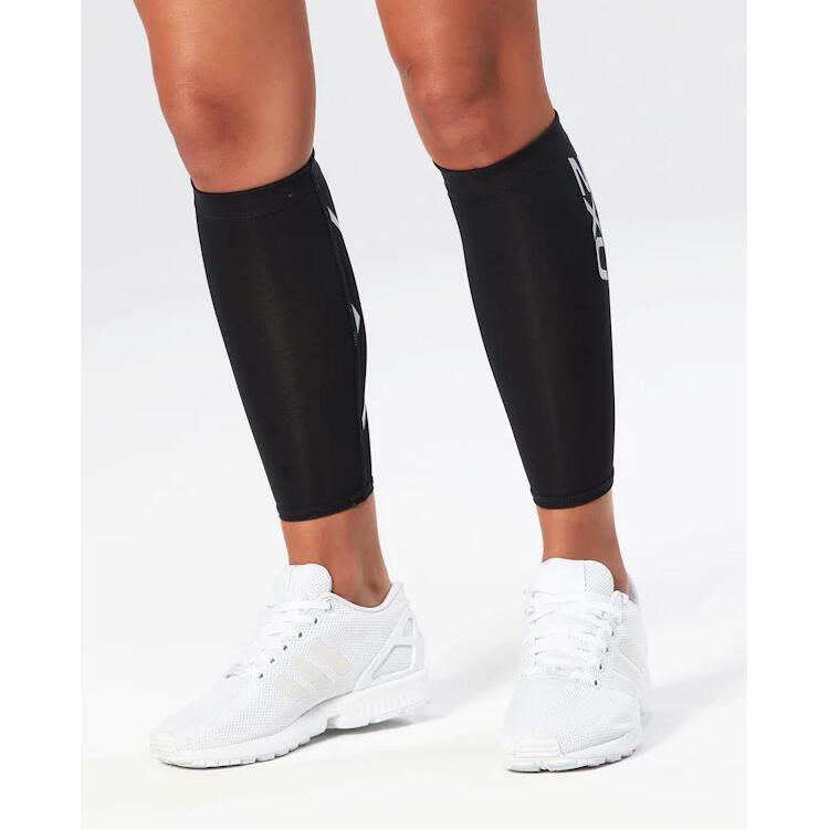 ツータイムズユー 2XU 2XU PWX コンプレッション カーフガード メンズ サイズ：XXS カラー：ブラック×ブラック #UA1987B-BLK