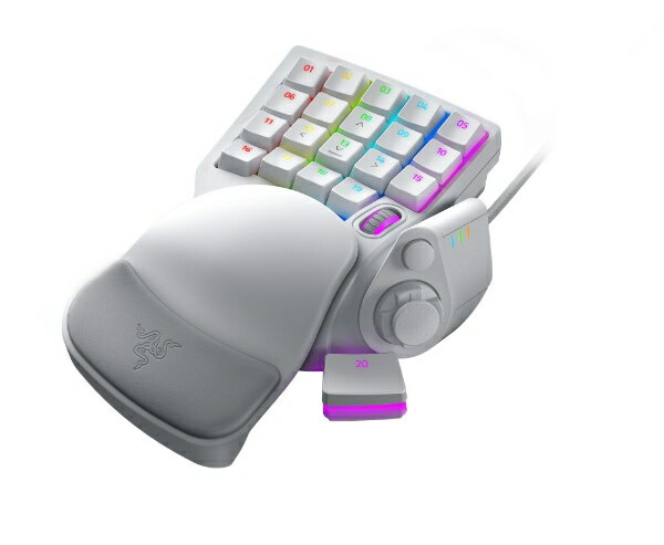 RAZER｜レイザー ゲーミングキーパッド Tartarus Pro Mercuryホワイト RZ07-03110200-R3M1 有線 /USB