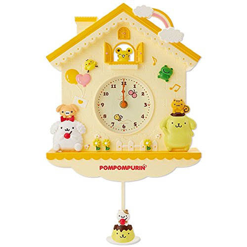 【超レア】ポムポムプリン 壁掛け時計 レトロ 超レア】ポムポムプリン 壁掛け時計 レトロ