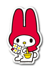 マイメロディ ダイカット ミニステッカー ビニール シール お花 サンリオ ゼネラルステッカー