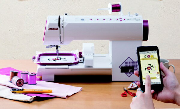楽天市場】ジャノメ JANOME スマートミシン 刺繍ミシン IJ521 | 価格 