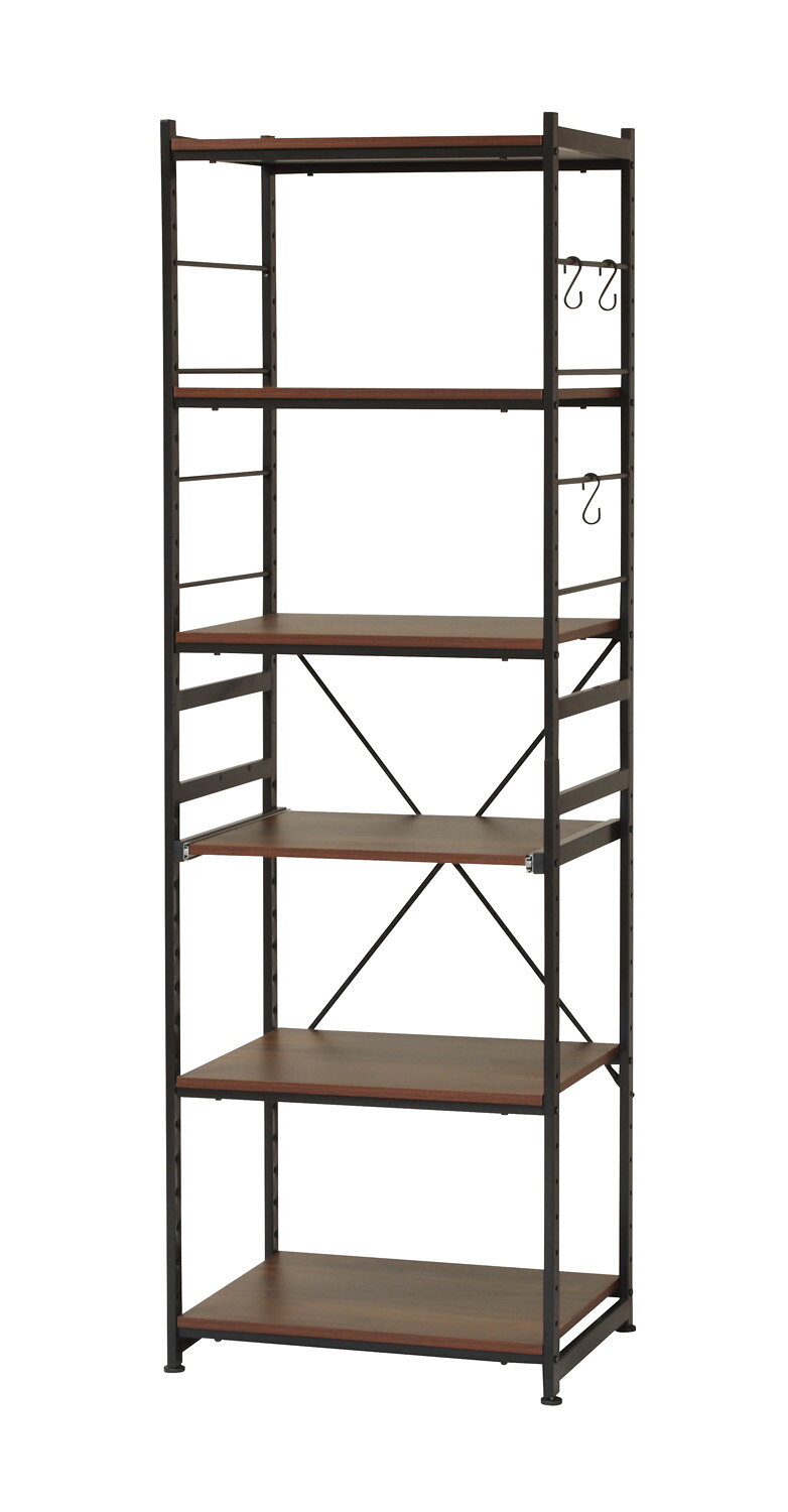 楽天市場】弘益 弘益 メタルラック本体 ブラウン 約58×42.5×180cm サラ