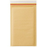 今村紙工 クッション封筒 DVD/CD用テープ付 茶 KFTT-10