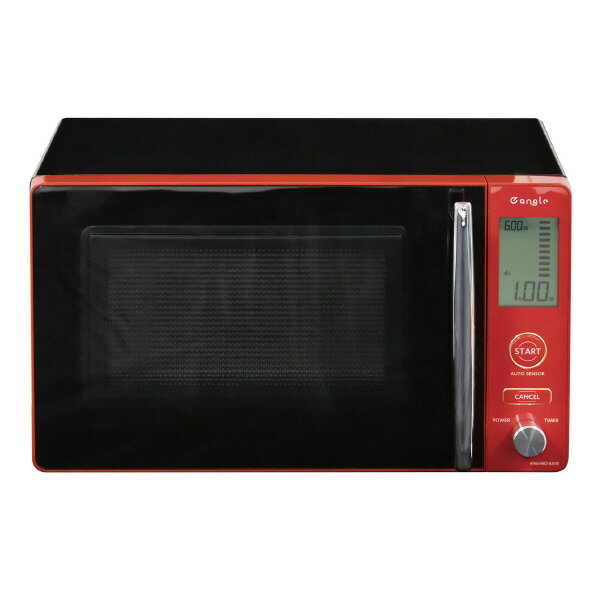 楽天市場】小泉成器 e angle レトロデザインレンジ レッド ANG-MO-A5-R