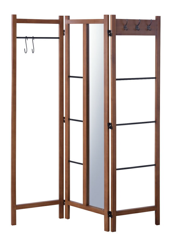 楽天市場】市場 ミラー付きハンガーラック anthem Mirror Hanger