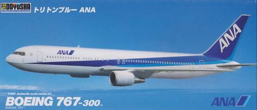 楽天市場】童友社 1／100 ボーイング767−200トリトンブルー