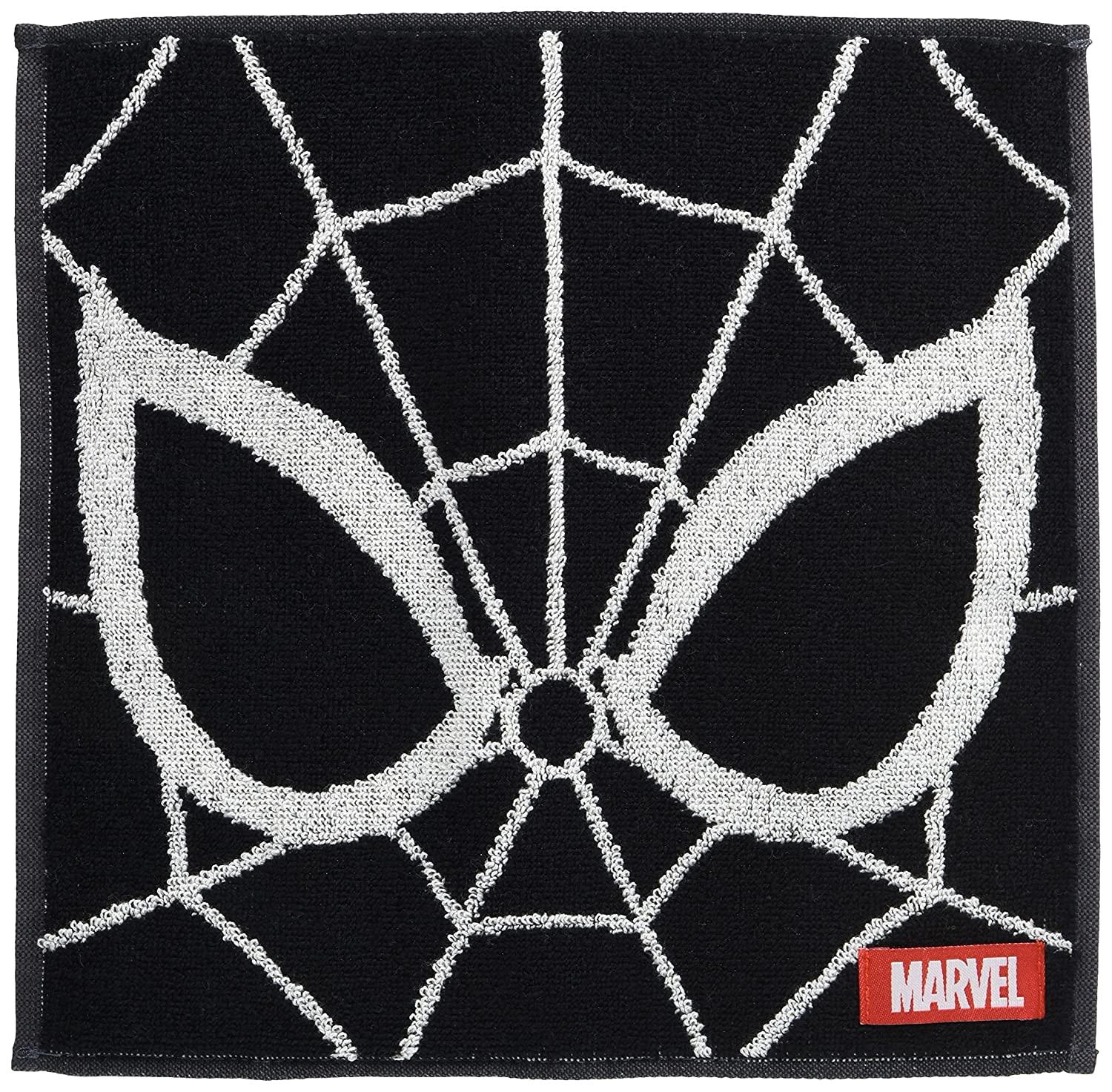 丸眞 ハンドタオル Marvel マーベル スパイダーマン 25×25cm クール/スパイダー 綿100% 2505021100