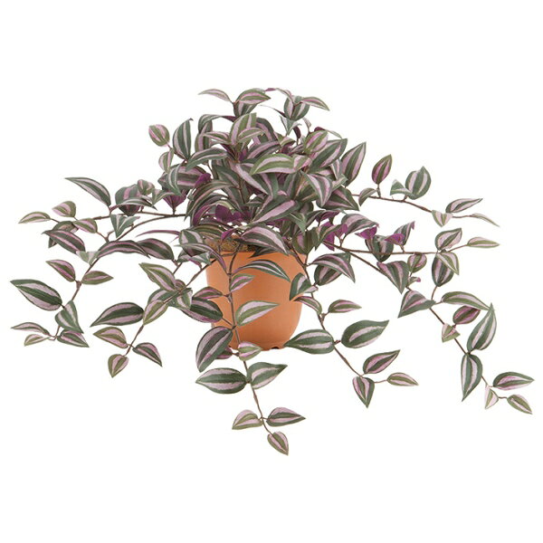 トラディスカンチャブッシュパープルグリーン観葉植物フェイクグリーン