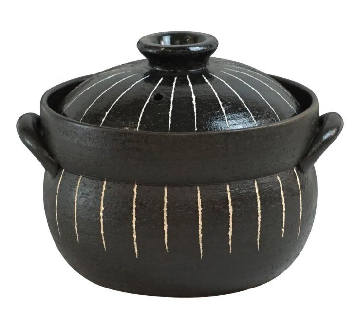 値下げしました！華月 ごはん土鍋 万古焼 大黒窯 二重蓋 2合炊き 大黒ごはん土鍋 2合／華月 | 日用品と雑貨の店 伝所鳩