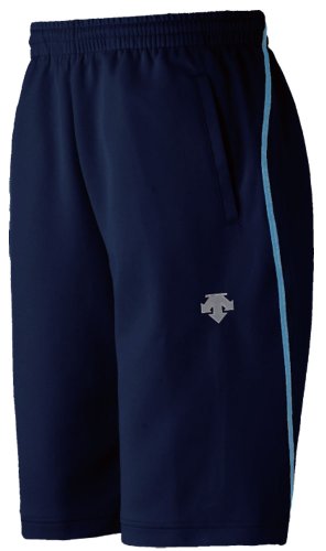 DS-DTM1911PB-UNB-S デサント トレーニングウェア 男女兼用 Uネイビー×ブルー・サイズ：S Training Half Pants トレーニングハーフパンツ DTM-1911PB