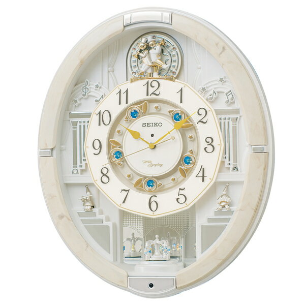 希少品 SEIKO からくり時計 RE816B 電波時計 レア物 セイコークロック からくり時計 壁掛け時計 RE816B No.1