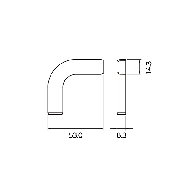 マサル工業 マガリ 0号 ミルキー SFMMEH03