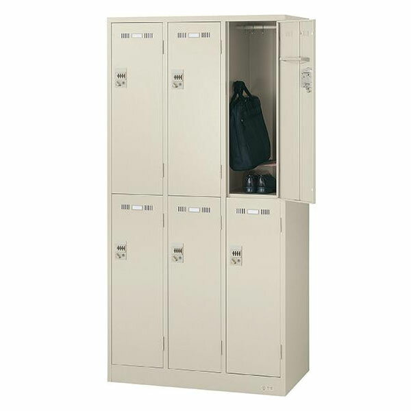 18人用ダイヤルロッカー　豊國工業　GLK-Ｄ18Ｔ GLK-D18T 豊國工業 18人用 多人数用ロッカー ダイヤル錠扉付 3列