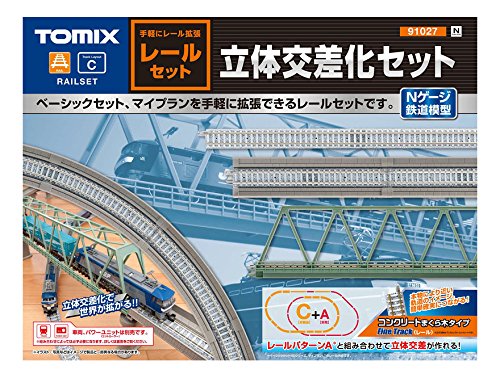 ✨超激レア✨　鉄道部品 Nレール用 使用前のレール タイプレート 楽天市場】トミーテック レールセット立体交差化セット（Cパターン