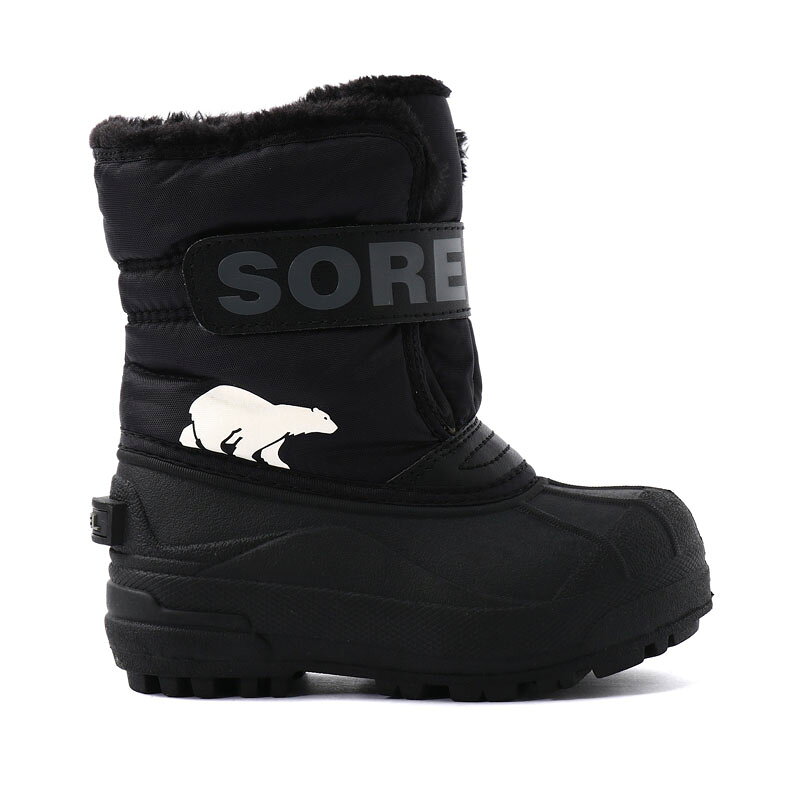 SOREL ソレル Childrens Snow Commander チルドレンユース コマンダー 11/16.0cm 010 Black×Charcoal NC1960