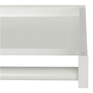 森田アルミ工業 WALLY540-W 室内物干し Wally ウォーリー シェルフタイプ 幅540mm ミルクホワイト 収納棚付 物干し 540mm おしゃれ