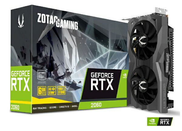 ZOTAC｜ゾタック ZOTAC GAMING RTX 2060 Twin Fan ZT-2060-6G-TWIN/ZT-T20600H-10M 6GB /GeForce RTXシリーズ ZTT20600H10M