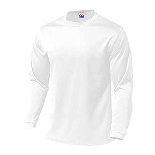 速乾 tシャツ キッズ 長袖 wundou ウンドウ ドライ ライト 長袖Tシャツ P350 吸汗 速乾 uv加工 スポーツ ユニフォーム トレーニング  ポリエステル 110cm-150cm