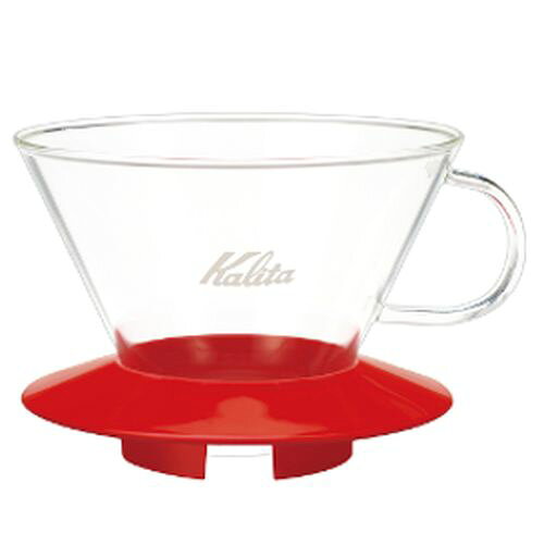カリタ ガラスドリッパー レッド #05048 WDG-155RD kalita 05048WDG155RD