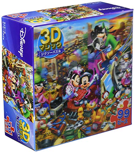 楽天市場】テンヨー 99p 3Dマジックジグソーパズル ミッキーの