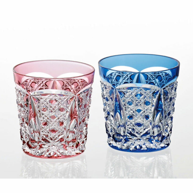 楽天市場】カガミクリスタル 江戸切子 ペア冷酒杯 TPS735-2706-AB