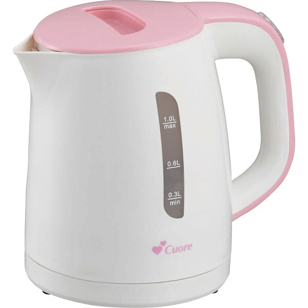 丸山技研 電気ケトル 1L ピンク CU-353EK(P)