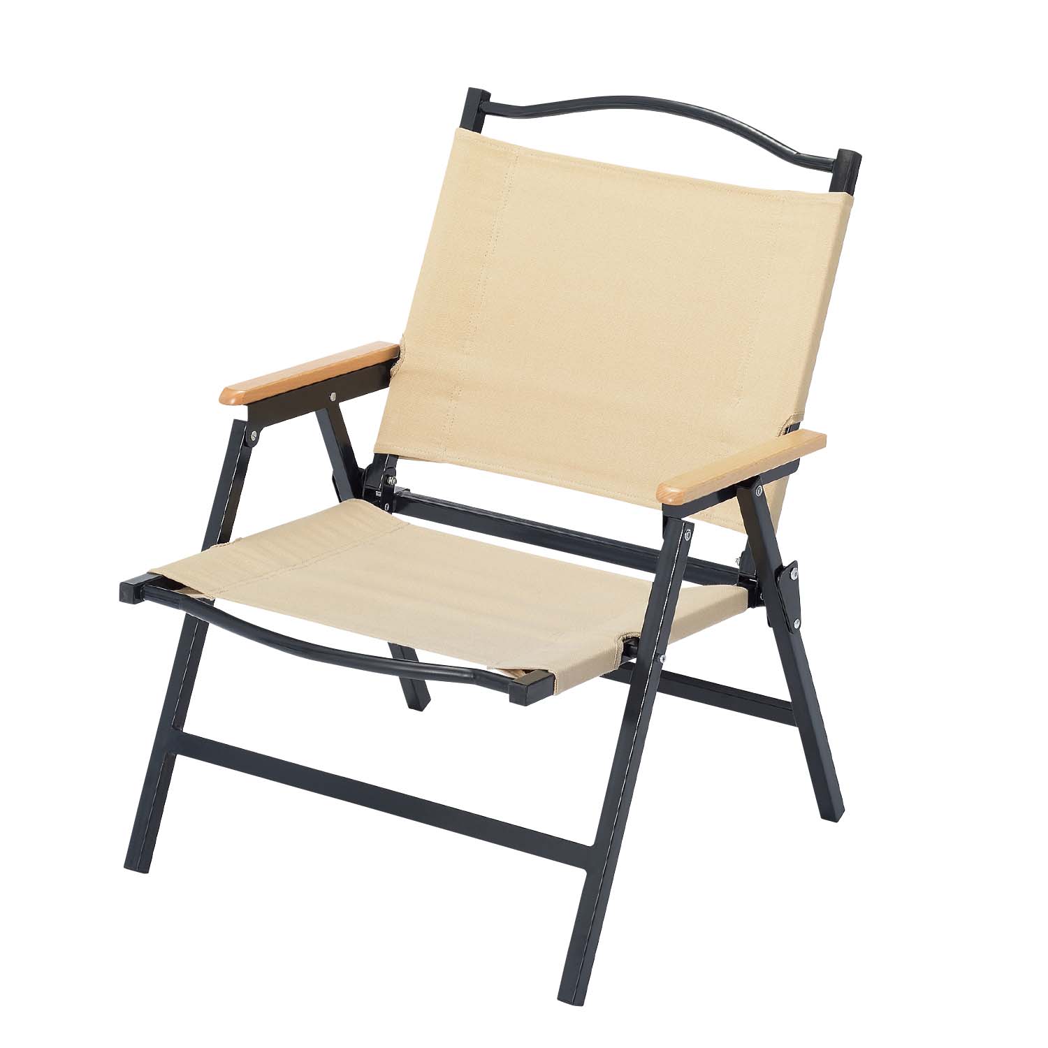 楽天市場】カワセ BUNDOK アウトドア用品 ロースタイルチェア ベージュ