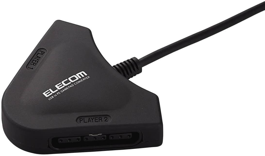 ELECOM エレコム USBtoPS/PS2ゲームパッドコンバータ ブラック JC-PS102UBK