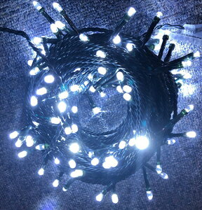 エス・ティー・イー イルミネーションライト ホワイト DDPL150GWH STE デコライトプロ チェーンライト150球