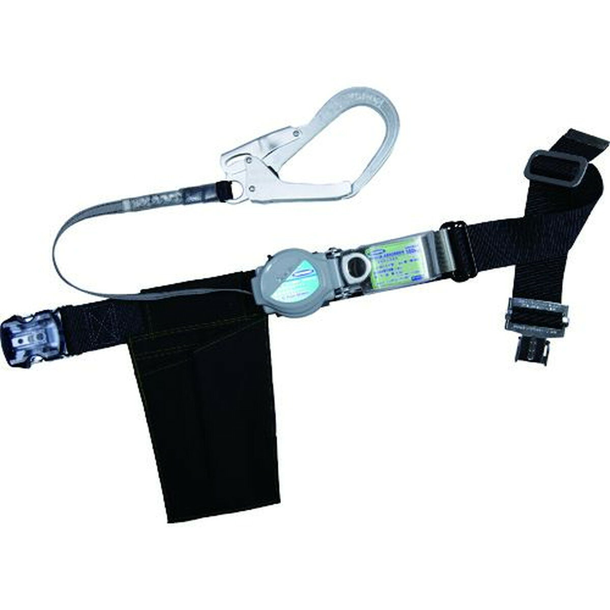 ツヨロン TB-TRL-OT593-BLK-M-BP 胴ベルト型墜落制止用器具 TB－TRL－OT593 ツーウェイリトラ ワンタッチバックル アルミ軽量タイプ 黒 Mサイズ TBTRLOT593BLKM…