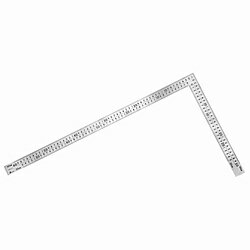 シンワ 63413 曲尺中金普及型 ステン 60×30cm 表裏同目 8段目盛