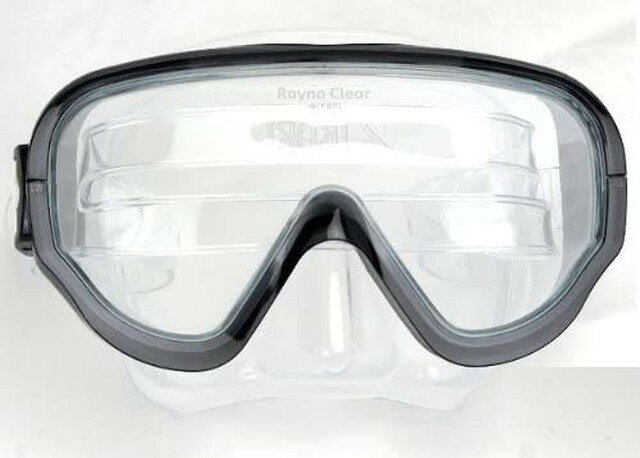 スノーケリングマスク 大人用 一眼マスク エラストマー製 IKARI レイナクリアー AM-162