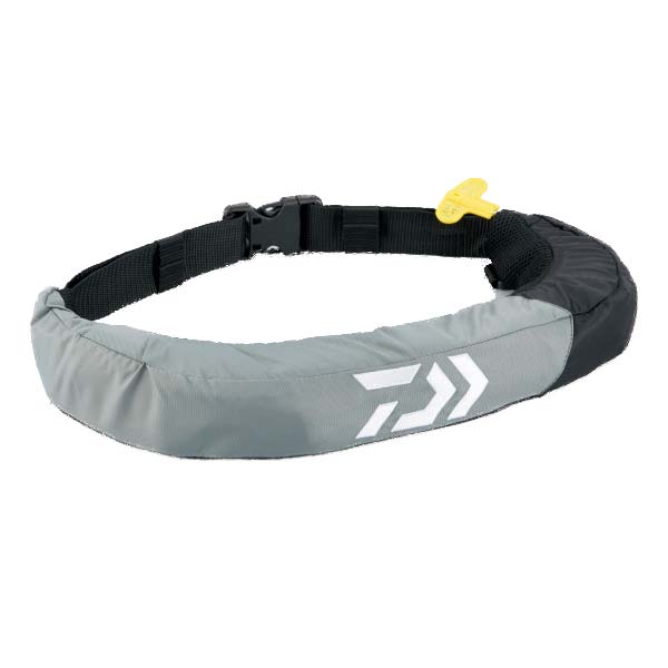 ダイワ DF-2709 インフレータブルライフジャケット ウエストタイプ自動・手動膨脹式 グレー