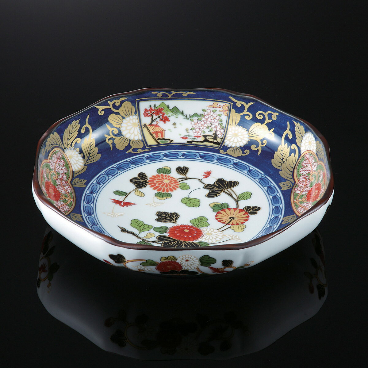 楽天市場】西日本陶器 献上古伊万里 八寸八角盛皿/有田焼 | 価格比較