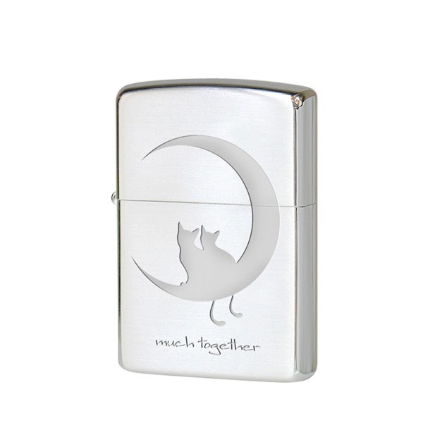 Zippo　キャット＆ムーン 猫 2CAT-SSB