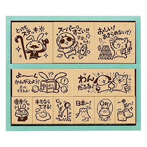 楽天市場】ビバリー ちびギャラリー 木製ごほうびスタンプ3 | 価格