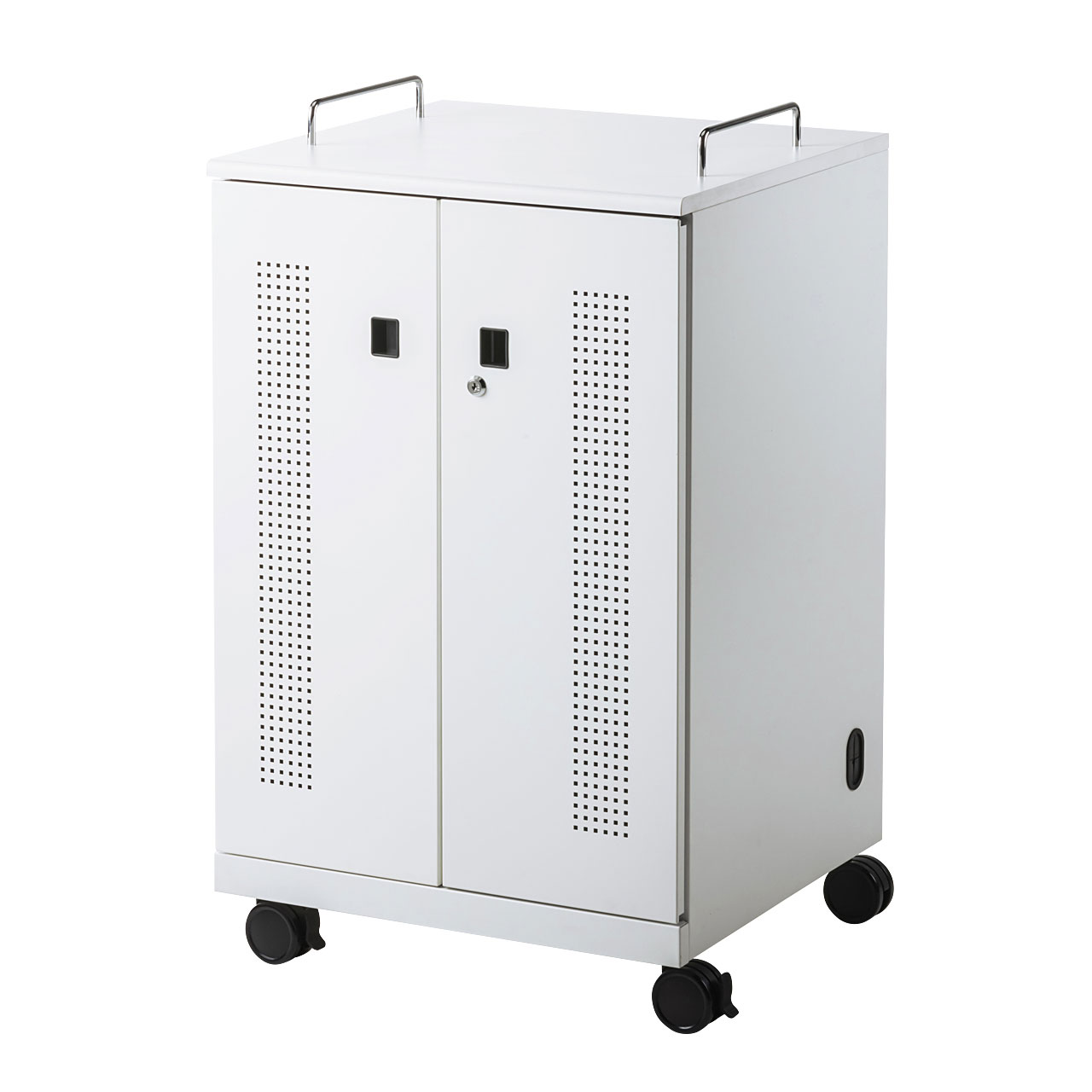 p5sサンワサプライ ノートパソコン収納キャビネット 収納cai-cab104w