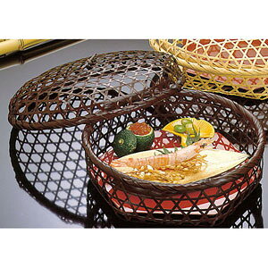 ヤマコー 染竹 御篭弁当 塗板付 24214 用美