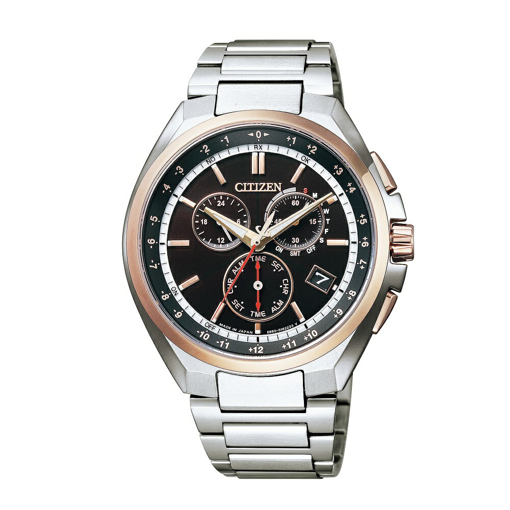 【やす】シチズンアテッサ AT8047-58E シチズン アテッサ エコ・ドライブ電波時計 ダイレクトフライト 限定