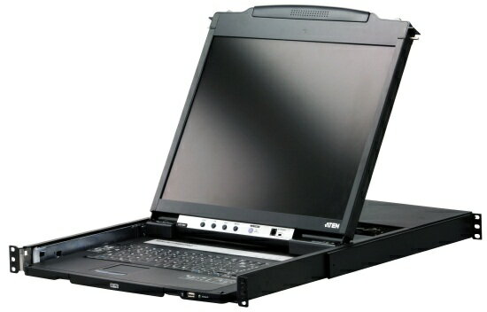 ATEN デュアルスライド対応16ポートKVMドロワー ショートレールタイプ CL5816NJJS/ATEN