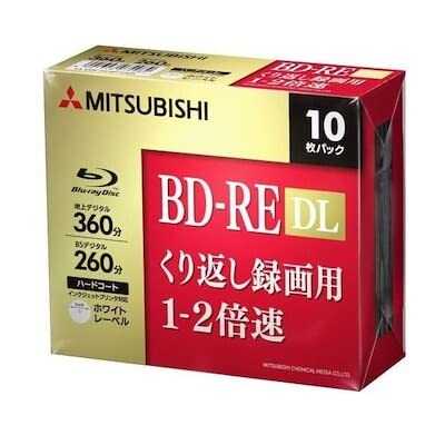 楽天市場】Verbatim Japan 三菱ケミカルメディア VBE260NP10D5 ヤマダ