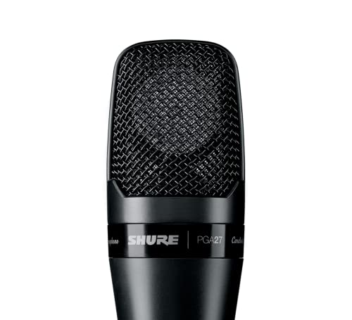 SHURE コンデンサーマイク スタジオ ボーカル用 付属ケーブルなし PGA27-LC