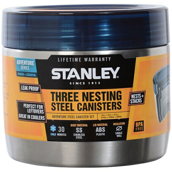 楽天市場】スタンレー STANLEY スチールキャニスターセット 02108-003