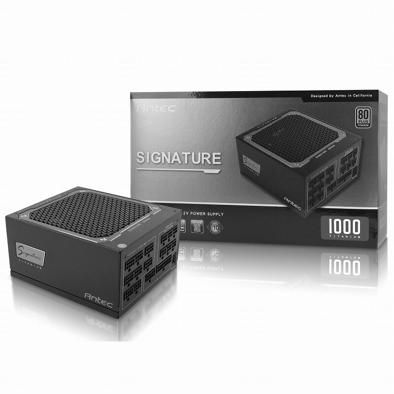 ANTEC｜アンテック PC電源 SIGNATURE1000 Titanium ブラック 1000W /ATX /80PLUS