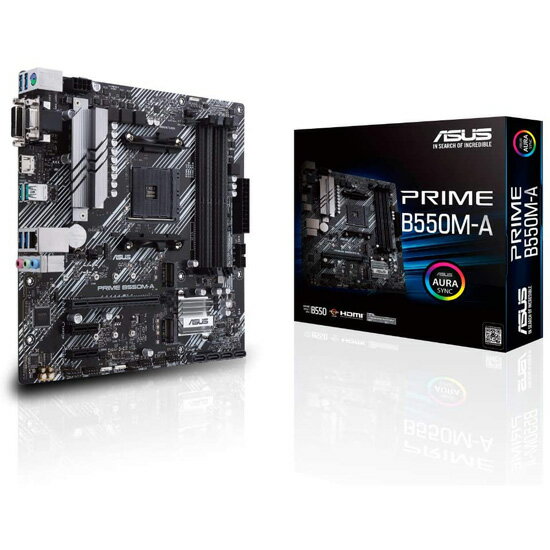 ASUS MicroATXマザーボード PRIME B550M-A SocketAM4