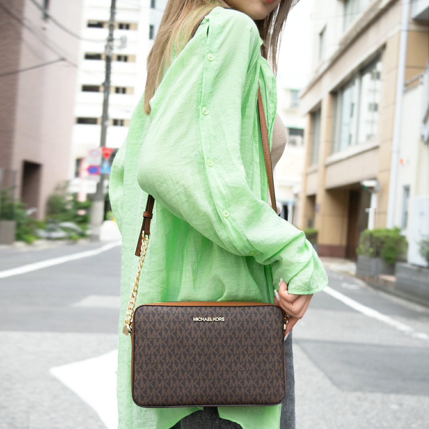 楽天市場】マイケル・コース M MICHAEL KORS ショルダーバッグ BROWN 