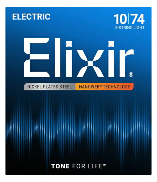 ELIXIR Electric Nickel Plated Steel with NANOWEB Coating #12450 (12-string Light/10-46)