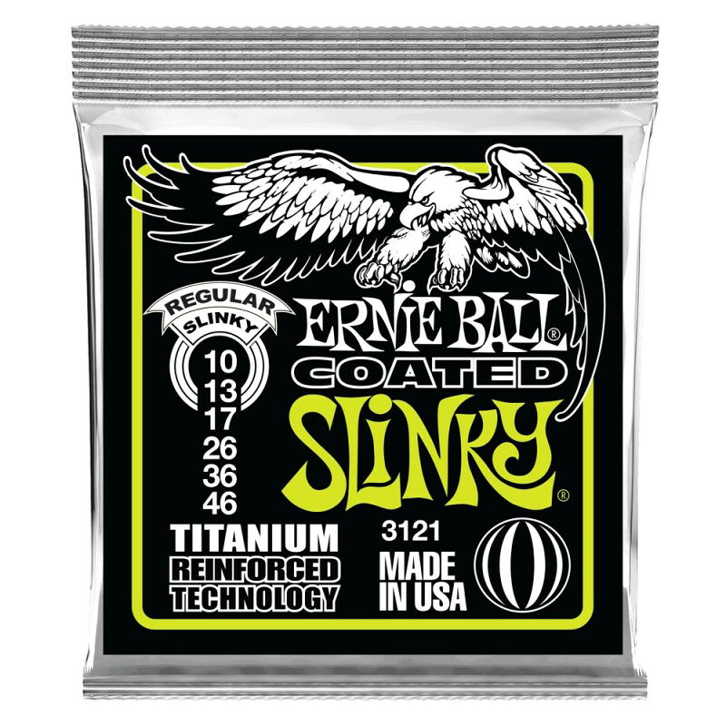 ERNIE BALL ＃3121 Coated Regular Slinky エレキギター弦